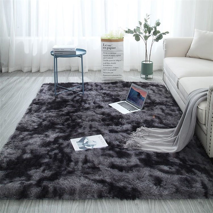 Luxurious fluffy soft and cozy bedside rug