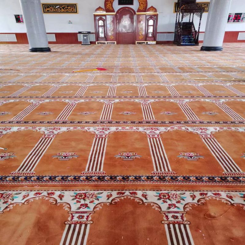 Wilton wool rugs are specially washed and hand-carved mosque prayer rugs