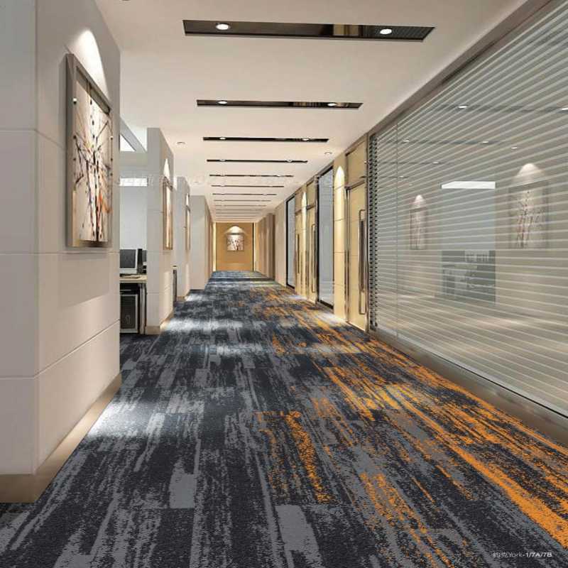 York Series Premium 100% Nylon Jacquard Plank Carpet Tiles - 250x500mm
