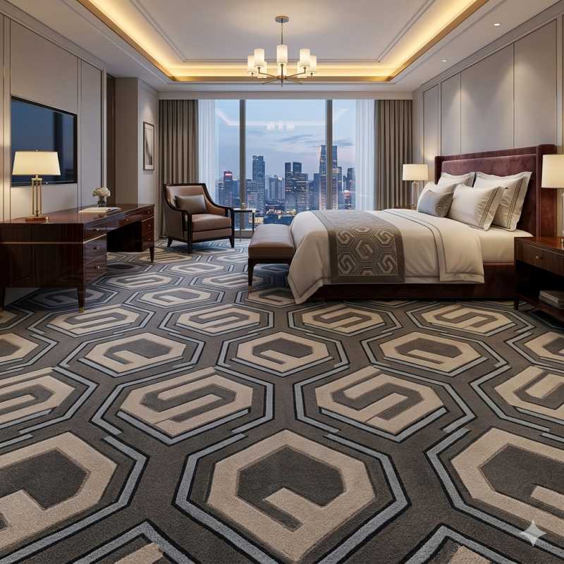 Axminster + Hand-tufted Hybrid Technology Carpet - Luxury 3D Series